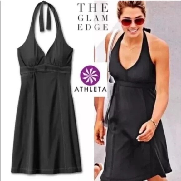 Athleta Pack Everywhere Halter Dress 2P - Picture 1 of 7